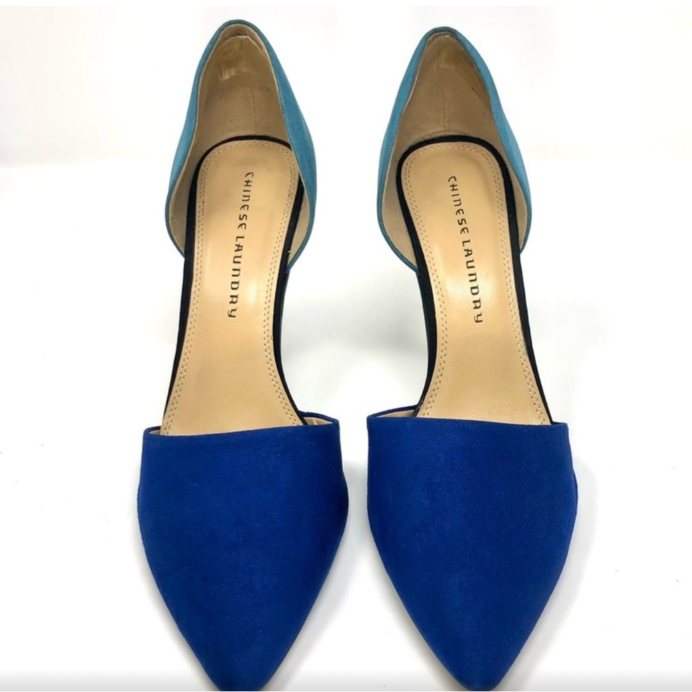 Chinese Laundry Blue Heels - Picture 4 of 8